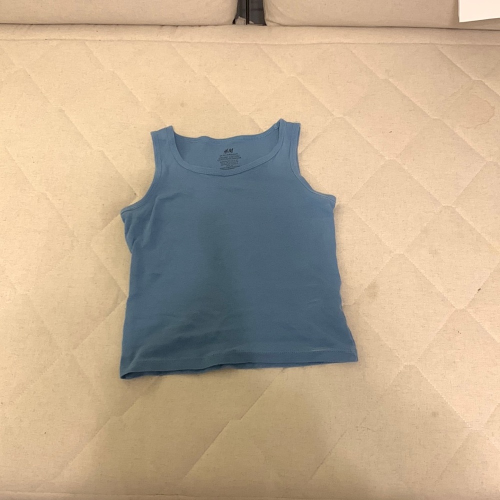 H&M blue tank top
